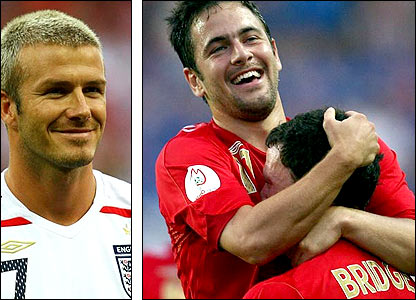 David Beckham được gọi trở lại và đã động viên tinh thần các cầu thủ trong trận gặp Estonia