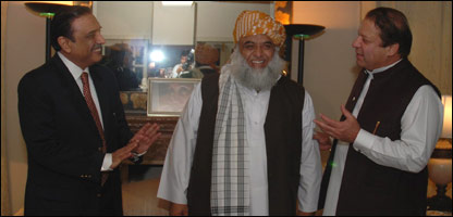 زرداری، نواز، فضل