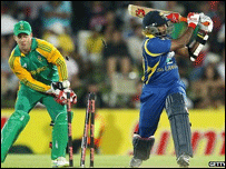 Sri Lanka team in south Africa (file photo)