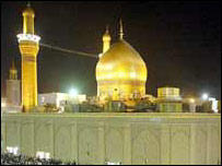 कर्बला में इमाम हुसैन की दरगाह