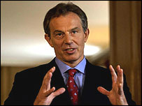 Tony Blair, primeiro-ministro britânico