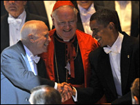 John McCain e Barack Obama (AFP/Getty Images)