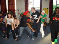 CYTO cast member rehearsing 