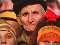 Учасники протестів на Майдані Незалежності