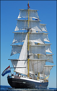 Mercedes tall ship