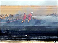 पाइप लाइन पर हमला