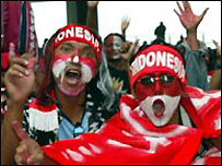 Khán giả Indonesia (ảnh của Asian Cup)