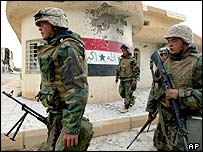 Soldados americanos no Iraque