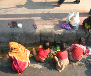 Street children in Dhaka