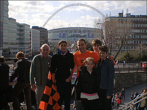 Luton Town at Wembley (picture by Graham Custance)