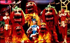 Performers in the Chinese State Circus 