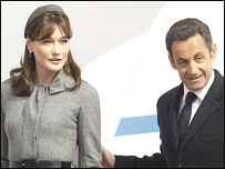 Carla Bruni e Sarkozy