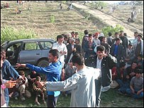افغانها در حال پايکوبی نوروزی (عکس از آرشيو) 