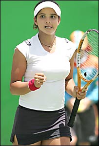 ثانیہ مرزا دوسرے راونڈ میں پہنچ گئی ہیں