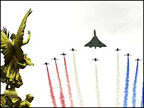 کنکورد در پرواز