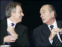 Tony Blair ve Jacques Chirac