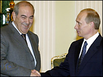 پوتن اور علاوی