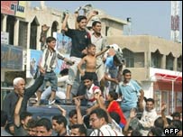 شادمانی عمومی در شهرک صدر