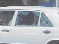 Carro onde o Bassam Qubba foi morto