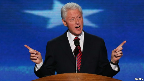 美国前总统比尔·克林顿(05/09/2012)