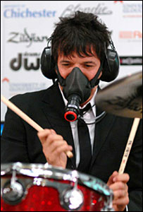 Baterista Clem Burke, da banda Blondie