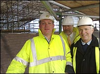 The restoration team at the Town Hall, Great Yarmouth