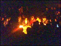 Estudantes tibetanos fizeram uma vigília na Universidade de Lanzhou