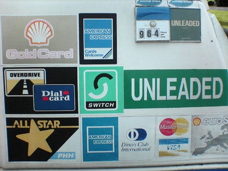 Signs on car, Islay by Graham Fagen