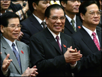 Ba lãnh đạo cao nhất trong Đảng Cộng sản (Đại hội X 2006)