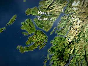 Morven location map