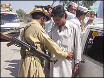 يک منطقه مرزی ميان افغانستان و پاکستان