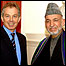 حامد کرزی و تونی بلر