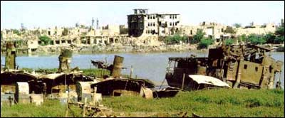 ویرانه های بندر خرمشهر