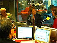 Michael and Delia at BBC Radio Norfolk