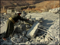 Kuzey Irak'ta bir enkaz