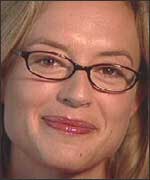 Jess Whittaker wearing her glasses