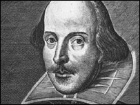 莎士比亚版画像