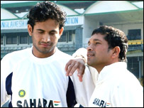 सचिन तेंदुलकर और इरफ़ान पठान