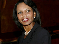 कोंडोलीज़ा राइस और प्रणव मुखर्जी 