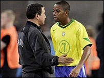 Parreira saúda Robinho