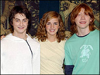 Ba diễn viên đóng phim Harry Potter