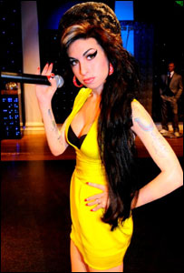 Estátua de Amy Winehouse. Divulgação: Madame Tussauds