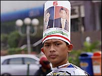 Adaylardan Hamza Haz'ı destekleyen bir seçmen