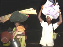 सूनामी से प्रभावित लोग