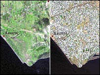 تصاوير ماهواره ای نشان می دهد که محيط زيست کره زمين طی چند دهه اخير به شکل قابل توجهی تغيير يافته است