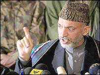 حامد کرزی رييس جمهور افغانستان