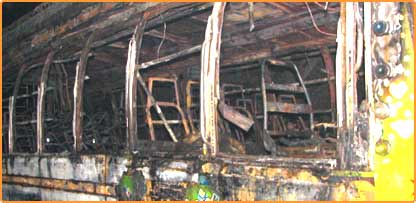 لاہور بس حاثدہ