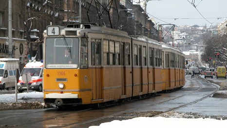 Public transport city center, Budapest