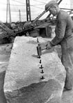 Worker at Rubislaw Quarry