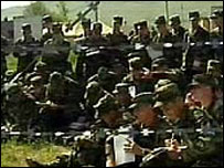 Tropas da Geórgia e dos EUA